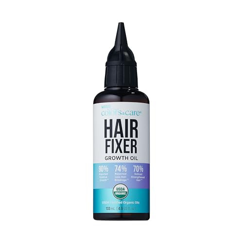 Kiss Colors & Care Spot Fixer Growth Serum Biotin & Caffeine-Infused Hair Treatment For Thinning Hair Strengthens & Thickens Nourishes Follicles Fast-Absorbing 12Ml (0.4 Fl. Oz.)