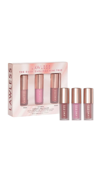 Lawless The Daisy Darlings Mini Trio Ãƒ¢Ã¢Š¬Ã¢‚¬Å“ Forget The Filler Lip Plumping Line Smoothing Gloss Set Ãƒ¢Ã¢Š¬Ã¢‚¬Å“ 3 X 0.05 Fl. Oz Ãƒ¢Ã¢Š¬Ã¢‚¬Å“ Shades: Presh Butterfly Velvet