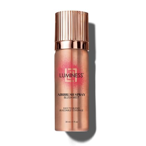 Luminess Airbrush Spray Blush Makeup - Fine Mist Lightweight Travel Size - Buildable Coverage For All Skin Tones Natural Radiant Finish Nourishing Formula With Vitamin E Long-Lasting & Blendable