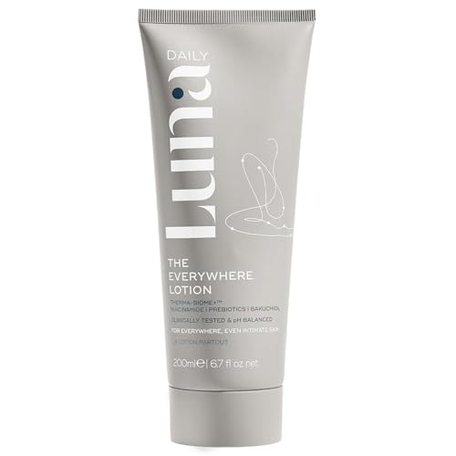 Luna Daily Body Lotion for Dry & Sensitive Skin  Hydrating Barrier-Supporting Daily Moisturizer  With Niacinamide Shea Butter Prebiotics & Postbiotics  Nourishes Firms & Soothes