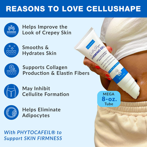 Lure Essentials Lift And Firm Serum Gel Ãƒ¢Ã¢Š¬Ã¢‚¬Å“ Helps Reduce The Appearance Of Cellulite On Thighs And Butt Works Fast For Flat Belly Firming Stomach Neck And Chest (Gel + Massager)