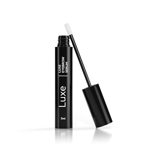 Eyebrow Serum - Brow Serum For Ticker Longer And Fuller Brows - Visible Results After 4 Weeks - Restore Natural Grow And Reduces Hair Loss - Vegan And Cruelty- Formula - Luxe Cosmetics