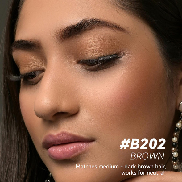 2Pcs Maange Eyebrow Pencil Retractable Definer Dual-Sided Brow Brush3D Long-Lasting Smudge-Proof Eye Brow Pen Makeup Fine Tip Fills In Sparse Areas And Gapsbrown-B202