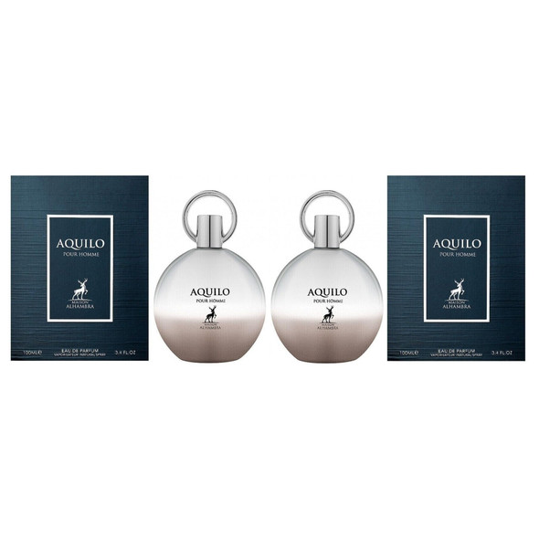 Maison Alhambra Aquilo Pour Homme Eau De Parfum Spray 3.4 Ounce