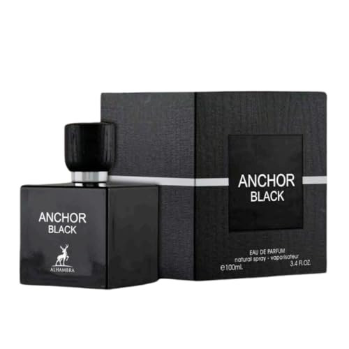 Maison Alhambra Anchor Black Eau De Parfum Spray For Men 3.4 Ounce