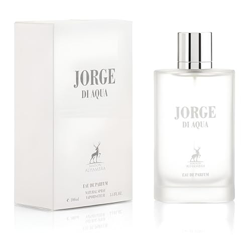 Maison Alhambra Jorge Di Aqua Eau De Parfum Spray For Men 3.4 Ounce