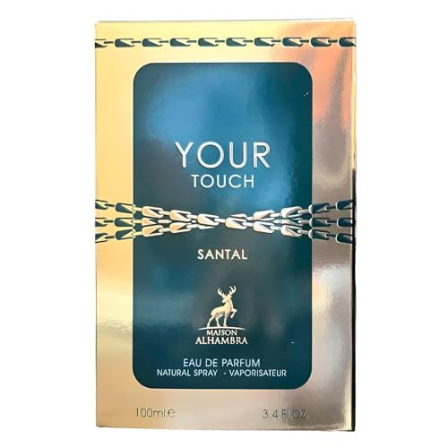 Maison Alhambra Your Touch Santal Ãƒ¢Ã¢Š¬Ã¢‚¬Å“ Woody Spicy Aromatic Sweet Ãƒ¢Ã¢Š¬Ã¢‚¬Å“ Eau De Parfum Spray Long-Lasting Fragrance For Unisex 3.4 Ounce / 100 Ml