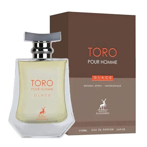 Maison Alhambra Toro Pour Homme Glace Ãƒ¢Ã¢Š¬Ã¢‚¬Å“ Citrusy Aromatic Spicy Woody Ãƒ¢Ã¢Š¬Ã¢‚¬Å“ Eau De Parfum Spray Long-Lasting Fragrance For Men 3.4 Ounce / 100 Ml
