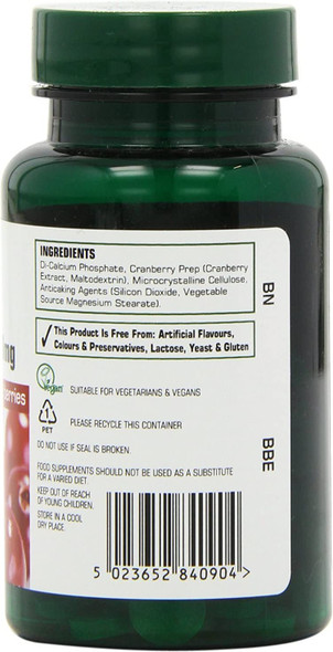 Natures Aid Cranberry 200mg 90 tablet X 2 (Pack of 2)