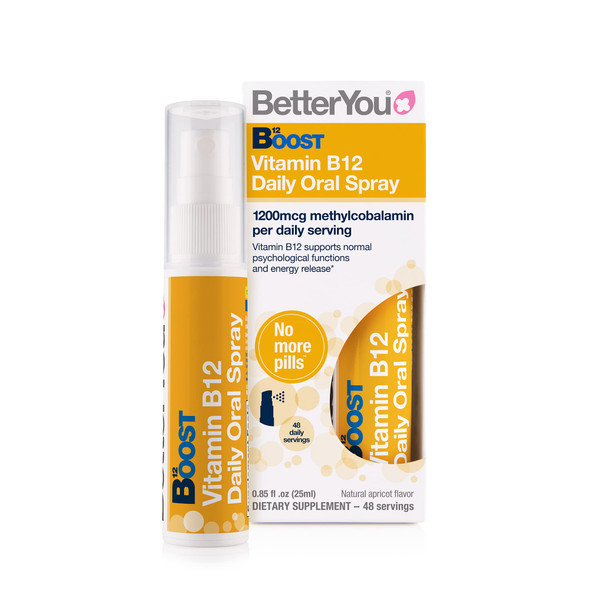 BetterYou Vitamin B12 300μg Strength per Single Spray, 0.85 Fl Oz