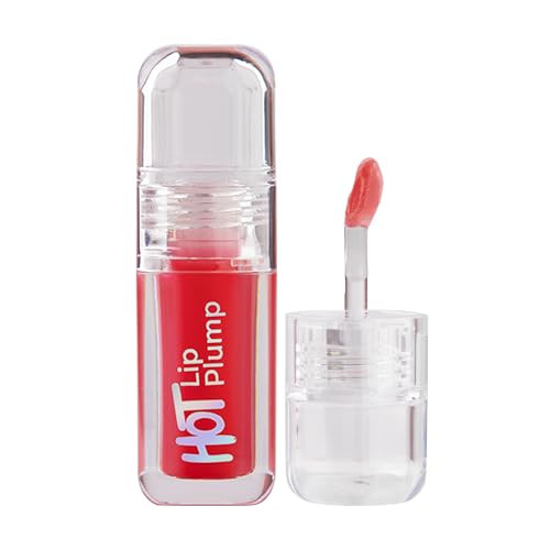 Mcobeauty - Hot Lip Plump Gloss - 4 Shades - Moisturising Vanilla Cream Scented Lip Gloss With Precise Tapered Tip - Contains Vitamin E - Christmas Stocking Stuffers - 10Ml