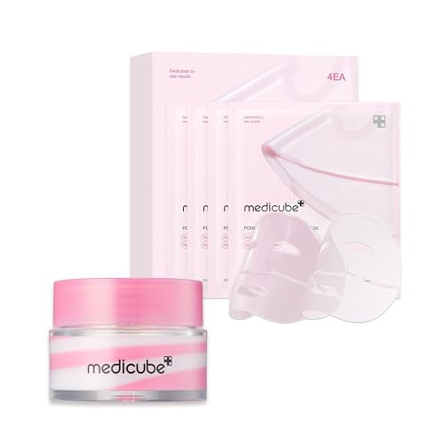 Medicube Pdrn Overnight Facial And Lip Nourish Duo: Pdrn Lip Sleeping Mask Glow Balm And Salmon Dna Pdrn Pink Collagen Jelly Gel Mask  Overnight Care For Glow And Nourishment  Stocking Stuffers