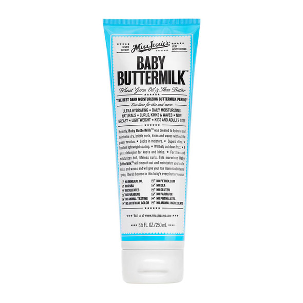 Miss Jessie'S Baby Buttermilk 8.5 Oz Cream: Unisex Hydrating Lightweight Moisturizer For Dry Skin