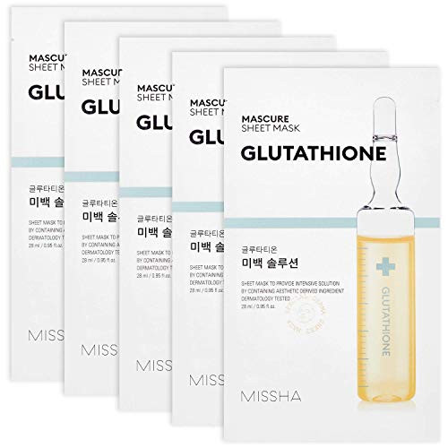 Missha Mascure Solution Sheet Mask Whitening Solution