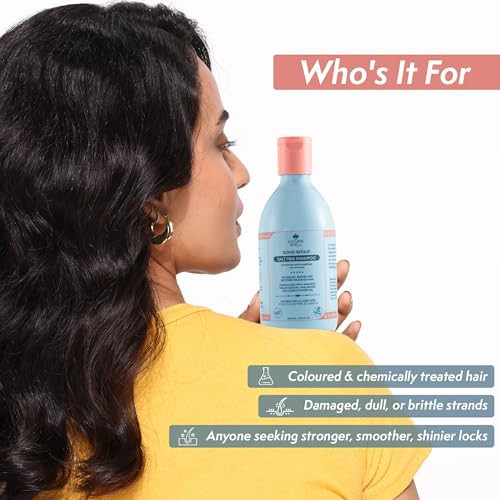 Nature Spell Bond Repair Shampoo For Dry & Damaged Hair Sulfate & Paraben  Repairs & Nourishes With Vegan Keratin & Hyaluronic Acid Color Safe For All Hair Types Vegan 10.14 Fl Oz