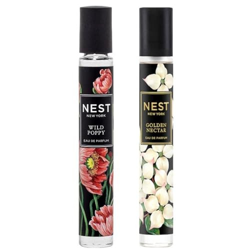 Nest  York Eau De Parfum Travel Spray Duo (Wild Poppy & Golden Nectar)