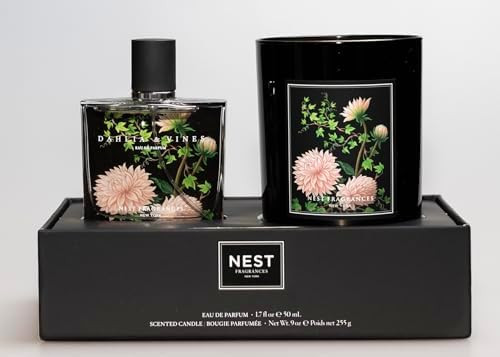 Nest  York Fragrances Dahlia & Vines Eau De Parfum 1.7 Fl Oz And Scented Candle Set