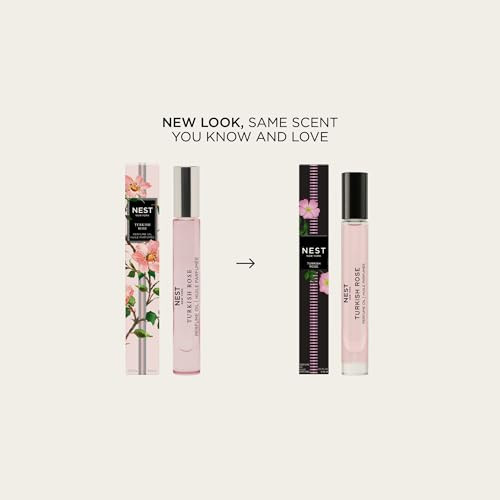 Nest  York Turkish Rose Perfume Oil (Rollerball 6 Ml) & Body Mist (125 Ml) - Vegan & Cruelty