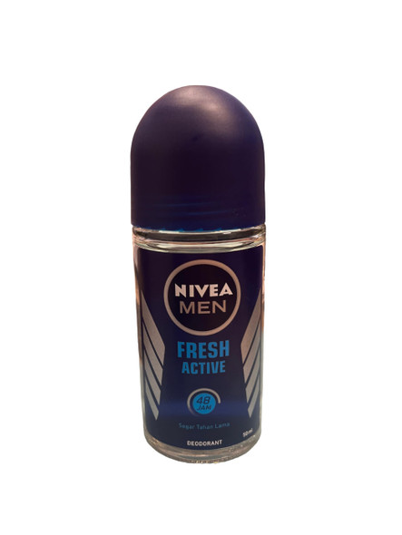 Nivea Fresh Active Roll-On Ãƒ¢Ã¢Š¬Ã¢‚¬Å“  Alcohol Antiperspirant Deodorant 48 Hours Protection 1.7 Oz (Pack Of 6) 3