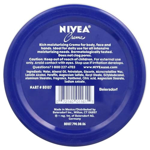 Nivea Creme 13.5 Ounce Tin (400Ml) (3 Pack)