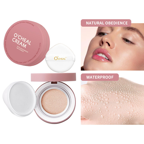 O'Cheal Cc Cream Cushion Foundation Long Lasting Moisturizing Concealer Bb Cream For Face Makeup Ivory
