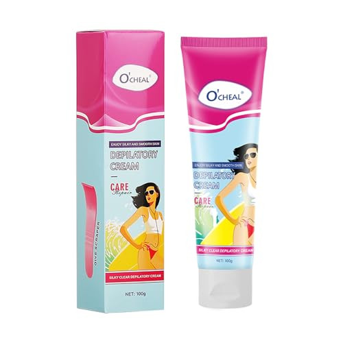 O'Cheal Sensitive Hair Removal Cream - Suitable For Men And Women Body Legs Underarms And Lip - Gentle Formula For All Skys Types3.52 Ounces With Scraper (3.52 Ounces)