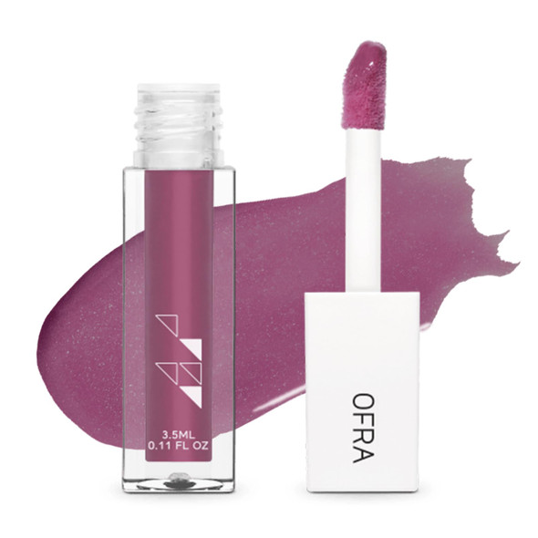 Ofra Lip Gloss - Golden Rose  Non Sticky Ultra-Glossy Lip Gloss  Long Lasting Formula For A Smooth Hydrated Finish  3.5Ml/1.1Oz