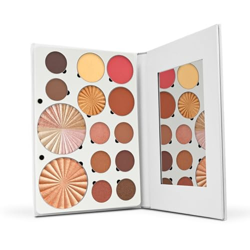 Ofra Pro Palette Soul - 4-In-1 Face Makeup Palette With Blush Eyeshadows Highlighter And Banana Powder - Powder Makeup Palette With An Integrated Mirror - Travel-Friendly Cruelty-