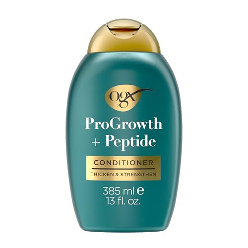 Ogx Progrowth + Peptide Conditioner Thickening Conditioner Moisturizes Reinforces And Strengthens Hair To Reduce Hair Fall Due To Breakage 13 Fl. Oz