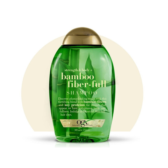 Ogx Strength & Body + Bamboo Fiber-Full Shampoo 13 Ounce