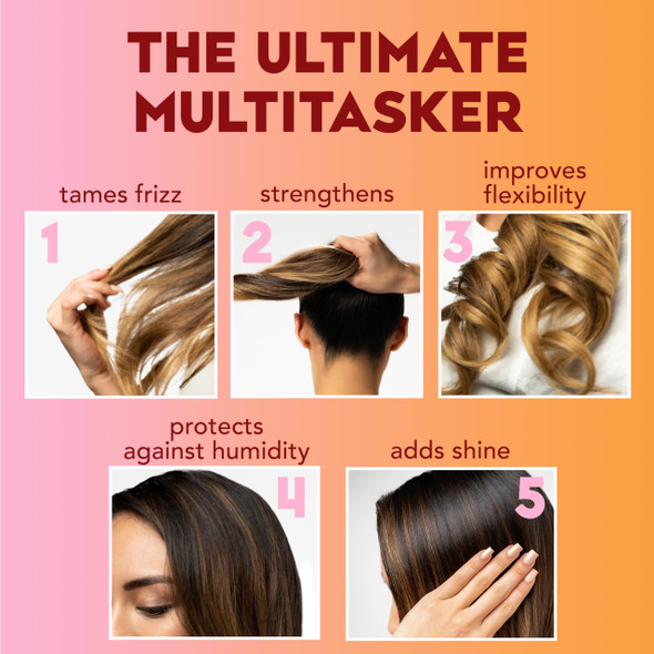 Ogx Frizz- + Keratin Smoothing Oil Shampoo 25.4 Fl Oz