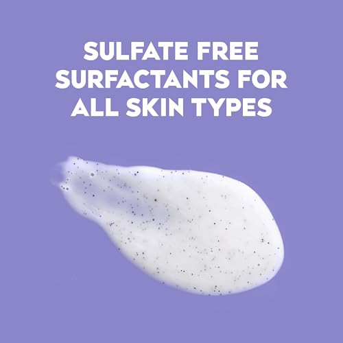 Ogx Calming + Amethyst & Lavender Body Scrub & Wash Gently Exfoliating 19.5 Fl Oz