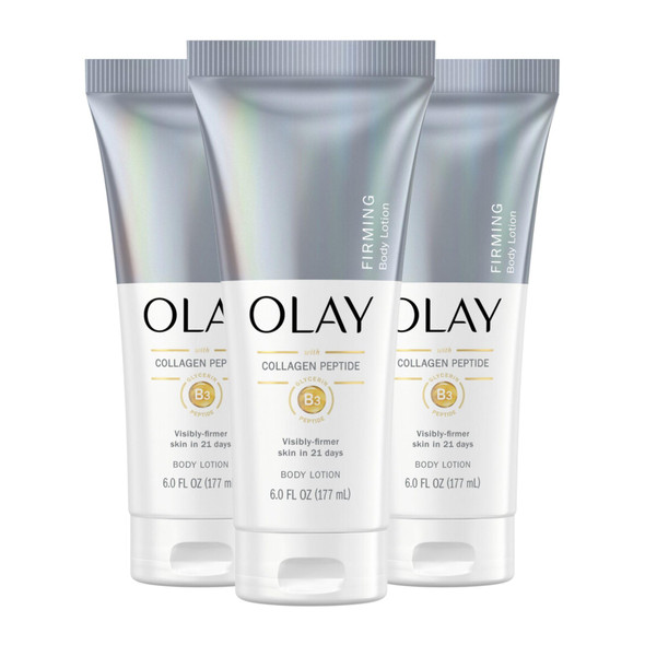 Olay Firming & Hydrating Hand And Body Lotion With Collagen 6 Fl Oz Tube (Pack Of 3)