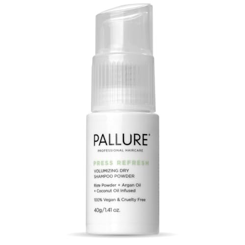 Pallure Press Refresh Volumizing Dry Shampoo Powder Ãƒ¢Ã¢Š¬Ã¢‚¬Å“ Oil Absorbing Adds Volume & Texture No Residue Hydrating Non-Aerosol Salon-Quality 1.41 Oz