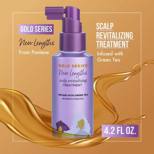 Pantene Gold Series  Lengths Scalp Revitalizing Treatment 4.2 Fl Oz Ãƒ¯Ã‚Ã‚½Ãƒ¯Ã‚Ã‚½ Scalp Treatment Infused With Green Tea Moisturizes Strengthens And Protects From The Root For Visibly Longer Hair