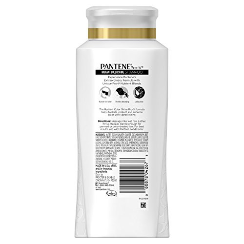 Pantene Pro-V Radiant Color Shine Shampoo Wild Berries 25.4 Fl Oz Pack Of 3