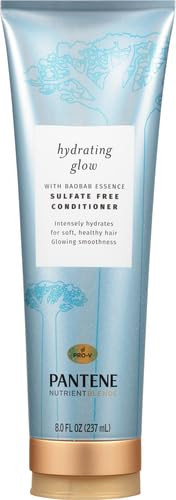 Pantene Sulfate  Conditioner Hydrates Dry Damaged Hair Nutrient Blends With Baobab Essence Safe For Color Treated Hair 8.0 Oz