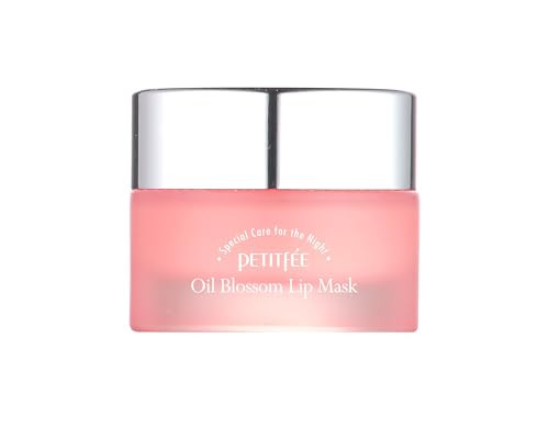 Petitfee Sleeping Lip Mask Camelia Seed Oil 0.53 Oz.  Day & Night Repairing Balm Overnight Lip Mask Lip Treatment For Dull & Dry Lip Deep Nourishing With Vitamin E 5 Phyto Oil Complex