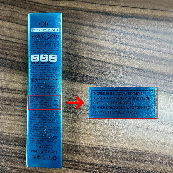 Qic Eyebrow 4 Tip Brow Pencil Microblading Pen Waterproof Long-Lasting With  Micro-Fork Tip Applicator For Natural Brows (Light Brown-01)