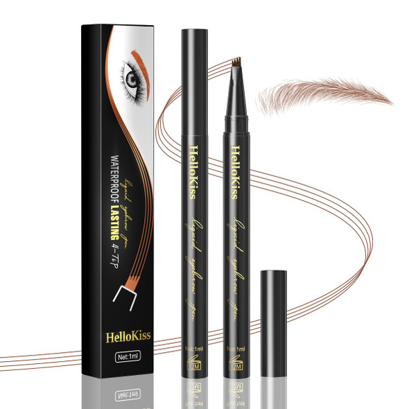 Qic Microblading Eyebrow Pencils For Womeneyebrow Penbrow Pencillong Lasting Waterproof And Sweat-Proof4 Tip Precise Eye Brow Makeup Pencreate Natural Hair-Like Brows