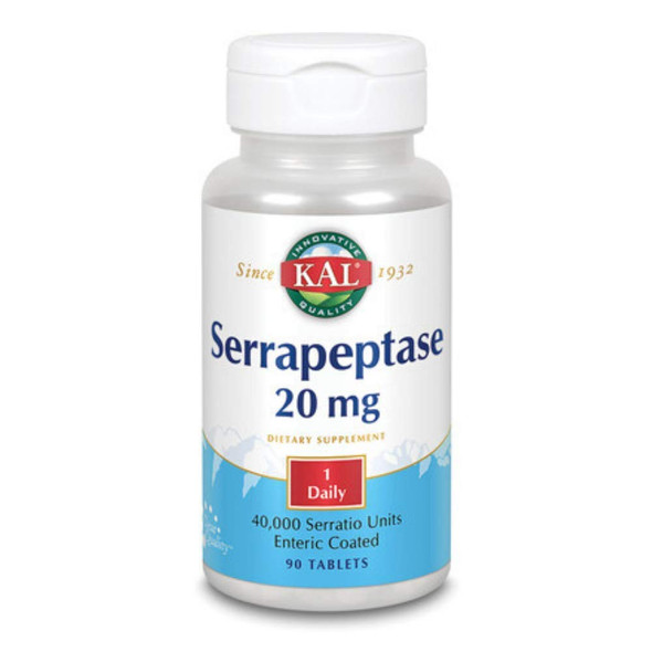 Kal Serrapeptase Tablets, 90 Count