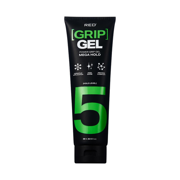 Red By Kiss Power Grip Gel Ãƒ¢Ã¢Š¬Ã¢‚¬Å“ Long-Lasting Hold Frizz- High Shine Protein Complex Edge Control & Curl Definition (Ultra Hold 5 Oz)
