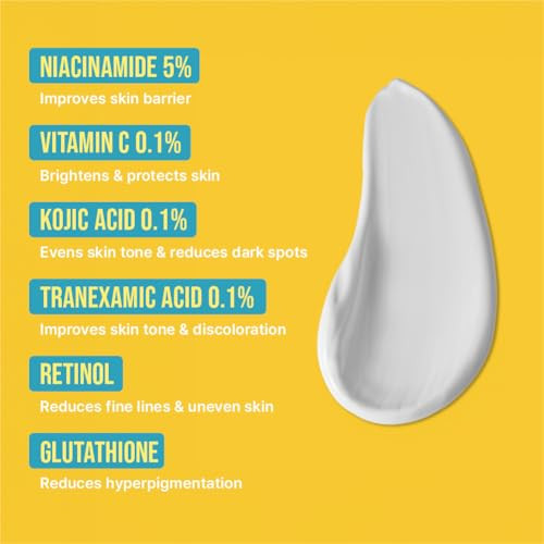 Red By Kiss Glow Up Skin Toning Body Cream With Kojic Acid & Turmeric For Dark Spots Scars Body Acne Hyperpigmentation Radiant Glow & Even Skin Tone (Body Cream 16.23 Fl Oz)