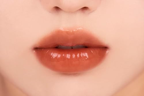 Rom&Nd Glasting Melting Balm 15 Pecan Brew  K-Beauty Hydrating Lip Balm For Plump Crystal-Clear Shine  Vivid Nude Brown-Red Tint  Non-Sticky Long-Lasting Moisture