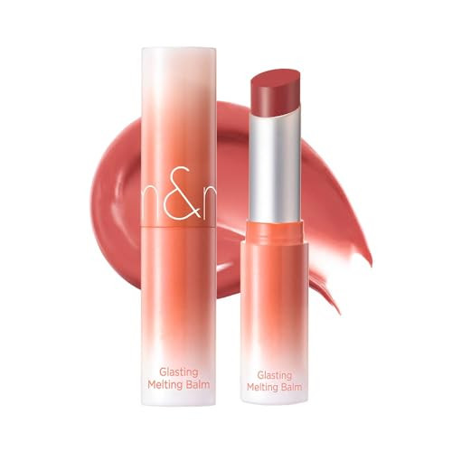 Rom&Nd Glasting Melting Balm #14 Dear Apple  Hydrating Lip Gloss Stick For Crystal Clear Shine & Natural Tint  Non-Sticky Long-Lasting Moisture