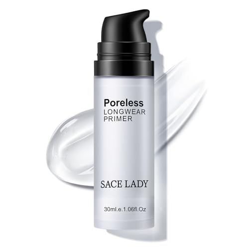 Sace Lady Setting Powder Face Makeup And Poreless Makeup Primer Set Oil Control Waterproof Lasting Blurring Face Cosmetics Kit 2Pcs