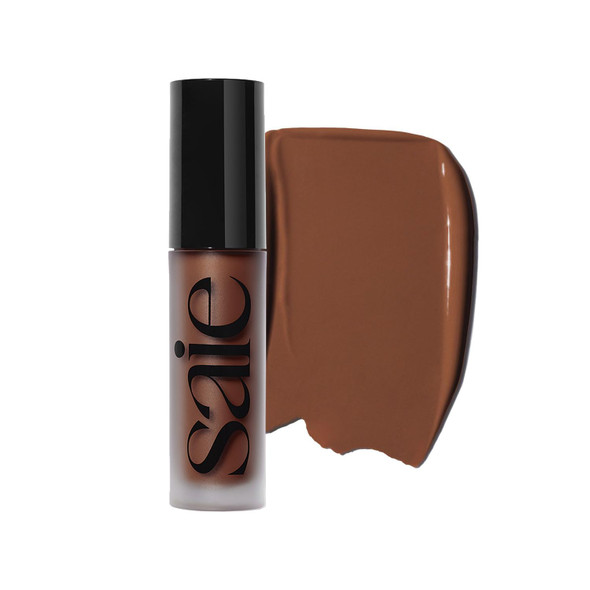 Saie Slip Tint Radiant Cream Concealer & All-Over Face Makeup - Concealer For Dark Circles Redness & Blemishes - Lightweight Makeup Made With Hydrating Hyaluronic Acid - Shade 6 (0.17 Oz)