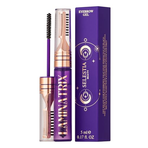 Selestia Beauty Clear Eyebrow Gel Ãƒ¢Ã¢Š¬Ã¢‚¬Å“ Long-Lasting Formula For Laminated Look Clump & Flake  Ãƒ¢Ã¢Š¬Ã¢‚¬Å“ Double-Sided Brush For Easy Application 0.17 Fl.Oz. Ãƒ¢Ã¢Š¬Ã¢‚¬Å“ Laminatrix