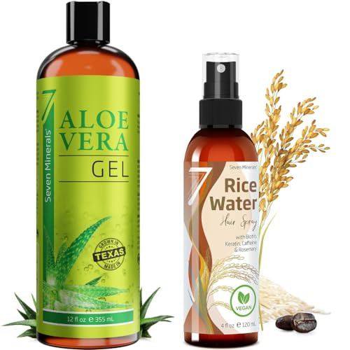 Seven Minerals Fermented Rice Water & Organic Aloe Vera Gel