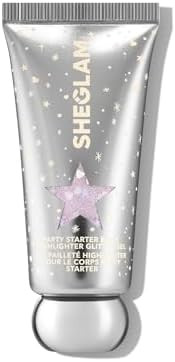 Sheglam Party Starter Body Highlighter Glitter Gel Quick-Drying And Non-Sticky Glitter Spray Liquid Highlighter For Face Hair Body - Social Butterfly